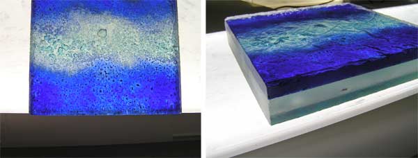Evenly Illuminated Backlit Glass Sample With Diffusion Film