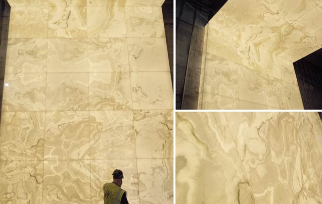 Backlit White Onyx Wall Ceiling