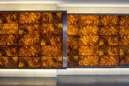 Backlit Wood Walls LED Lighting Design