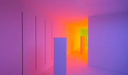 Color Saturated Spatial Design by Carlos Cruz-Diez
