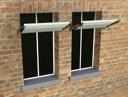 Daylight LED Light Shelf Louver System Design