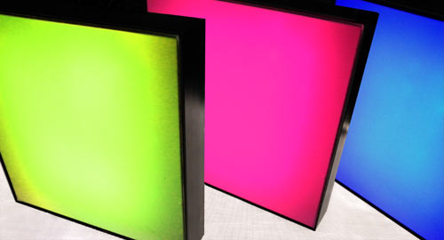 Illuminated Stretch Fabric PVC Panels