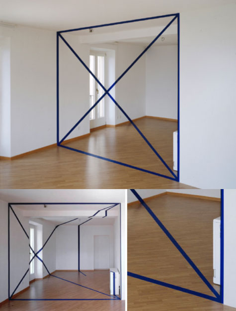 Anamorphic Illusion Art Installation