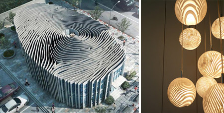 Fingerprint Building Design and Lighting Design
