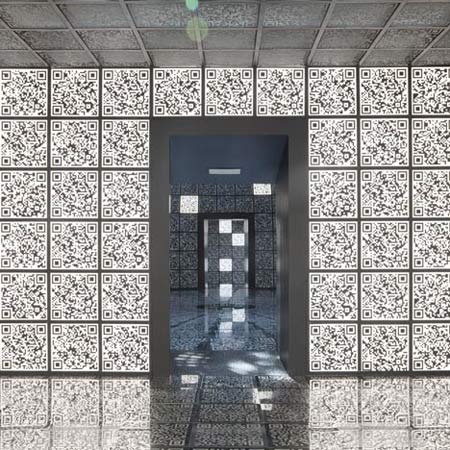 Russian Pavilion at Venice Architecture Biennale 2012 QR Code Wall Surfaces